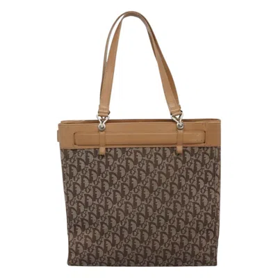 Pre-owned Dior Trotter Brown Canvas Tote Bag ()