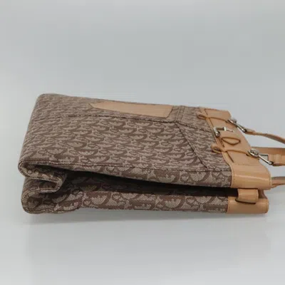 Pre-owned Dior Trotter Brown Canvas Tote Bag ()