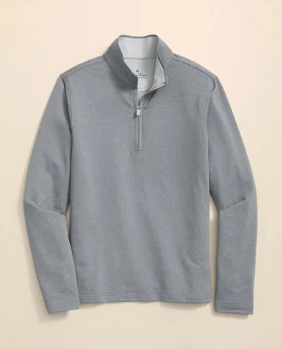 Brooks Brothers Performance Series Half-zip Shirt In Gray