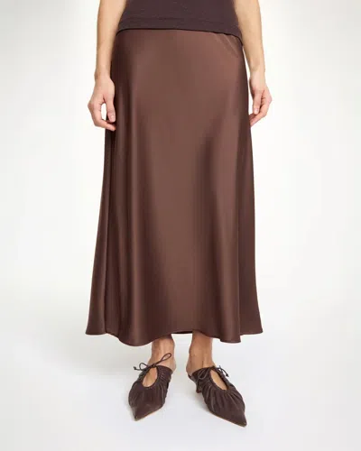 By Malene Birger Boshan Midi Skirt In Brown
