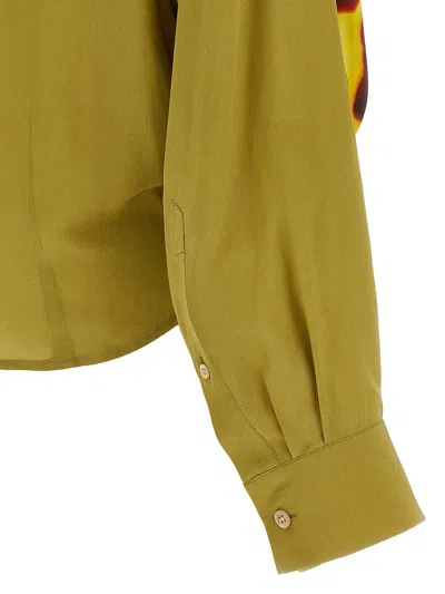 Dries Van Noten Orchid Print Blouse In Viscose In Multicolor