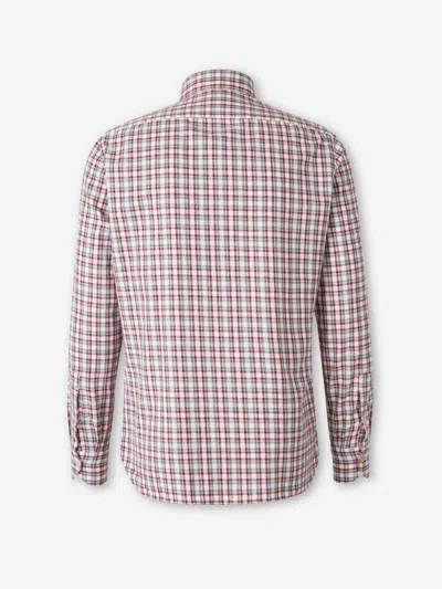 Luigi Borrelli Checked Button-down Shirt In Red