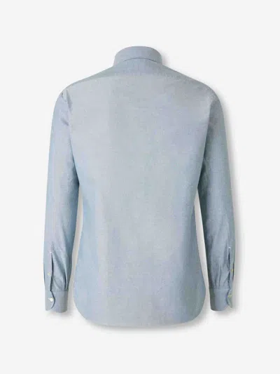 Luigi Borrelli Button-down Shirt In Blue