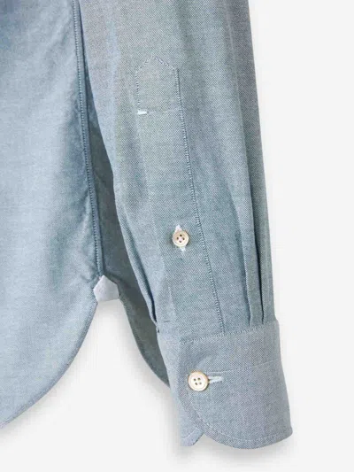 Luigi Borrelli Button-down Shirt In Blue