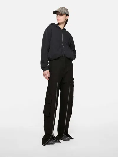 Acne Studios Flared Pants In Black