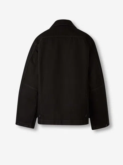 Lemaire Long Coat In Black