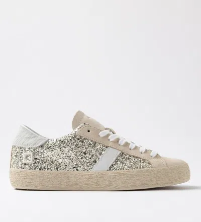Date Glitter-detailing Sneakers In Animal Print