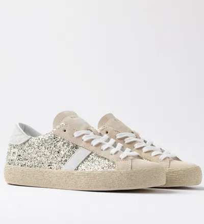 Date Glitter-detailing Sneakers In Animal Print
