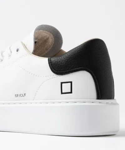 Date D. A.t. E. Woman Sneakers White Size 5.5 Leather In White