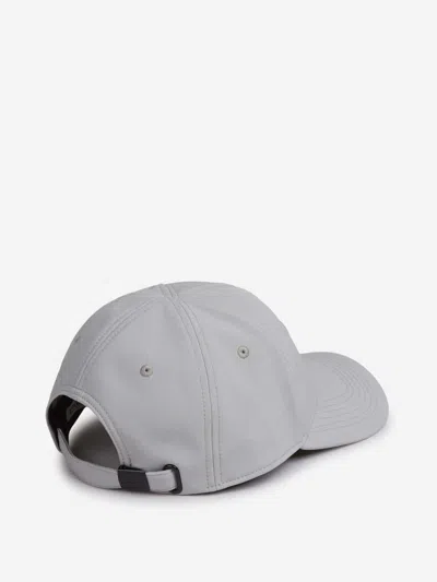 C.p. Company Gabardine Logo Cap In Gray