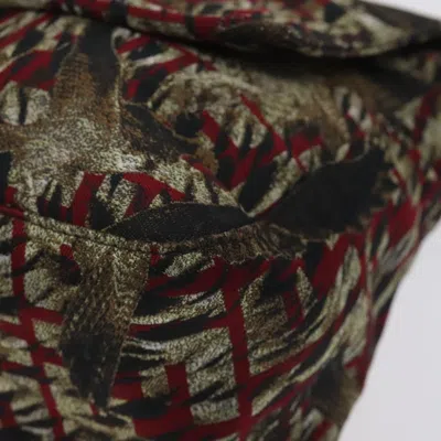 Pre-owned Fendi Baguette Brown Nylon Shoulder Bag ()