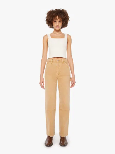 Mother The Bees Knees Stud Finder Sneak Whole Wheat Pants In Multi