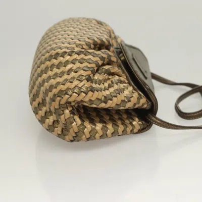 Pre-owned Fendi Gold Leather Shoulder Bag ()