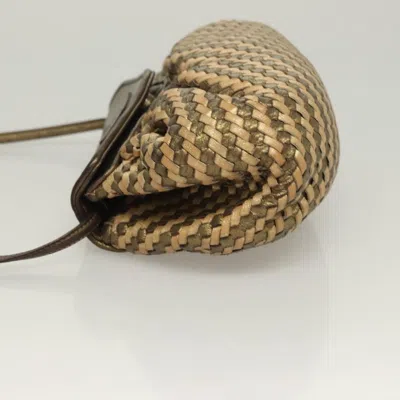 Pre-owned Fendi Gold Leather Shoulder Bag ()
