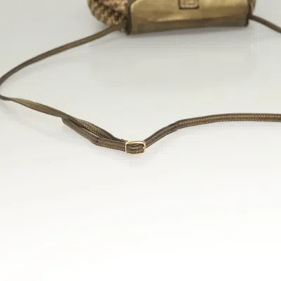 Pre-owned Fendi Gold Leather Shoulder Bag ()