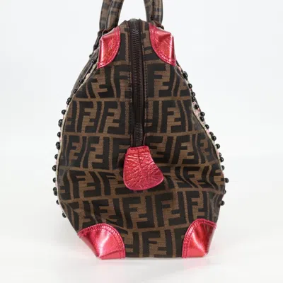 Pre-owned Fendi Zucca Black Canvas Tote Bag ()