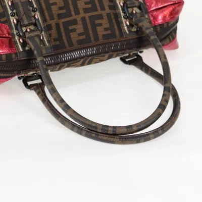 Pre-owned Fendi Zucca Black Canvas Tote Bag ()