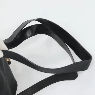 Pre-owned Gucci Bamboo Black Leather Backpack Bag ()