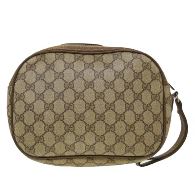 Pre-owned Gucci Beige Canvas Clutch Bag ()
