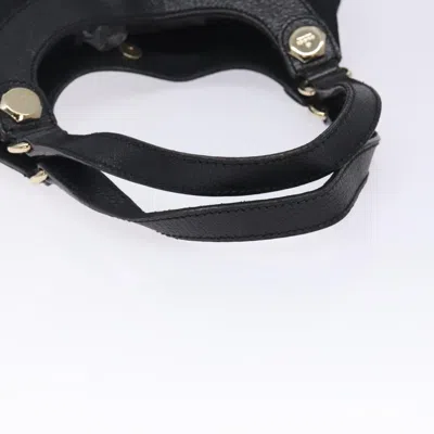 Pre-owned Gucci Charmy Black Canvas Shoulder Bag ()