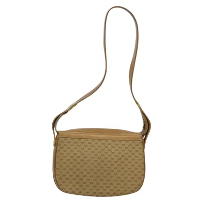 Pre-owned Gucci Gg Canvas Beige Canvas Shoulder Bag ()