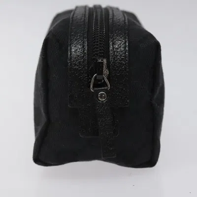 Pre-owned Gucci Gg Canvas Black Canvas Clutch Bag ()