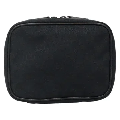 Pre-owned Gucci Gg Canvas Black Canvas Clutch Bag ()