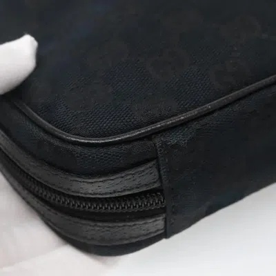 Pre-owned Gucci Gg Canvas Black Canvas Clutch Bag ()