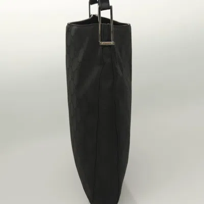 Pre-owned Gucci Gg Canvas Black Canvas Shoulder Bag ()