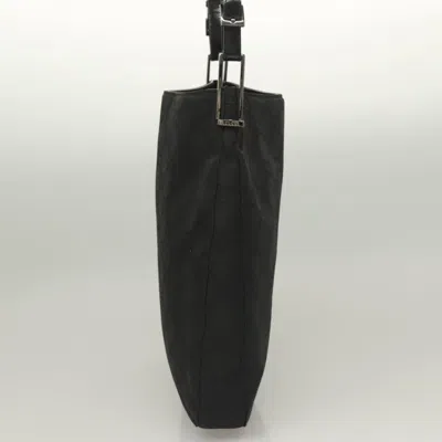 Pre-owned Gucci Gg Canvas Black Canvas Shoulder Bag ()