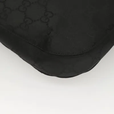 Pre-owned Gucci Gg Canvas Black Canvas Shoulder Bag ()