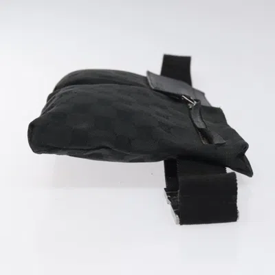 Pre-owned Gucci Gg Canvas Black Canvas Shoulder Bag ()