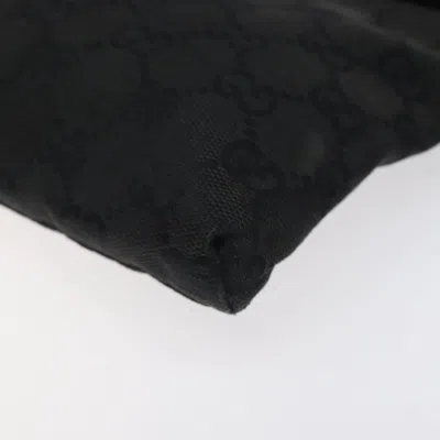 Pre-owned Gucci Gg Canvas Black Canvas Shoulder Bag ()