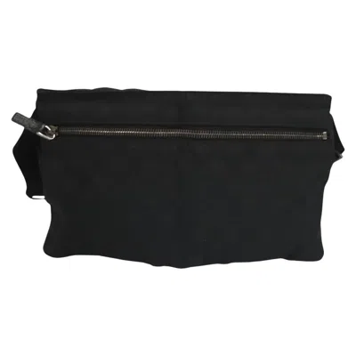 Pre-owned Gucci Gg Canvas Black Canvas Shoulder Bag ()
