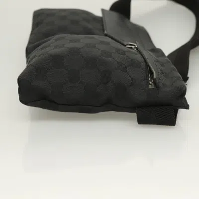 Pre-owned Gucci Gg Canvas Black Canvas Shoulder Bag ()