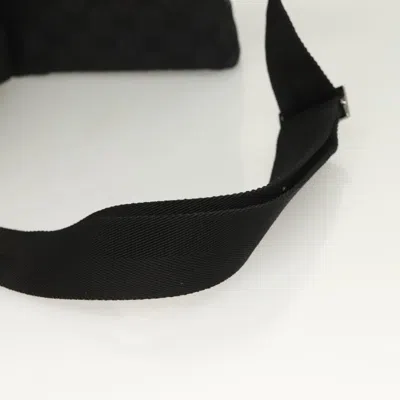 Pre-owned Gucci Gg Canvas Black Canvas Shoulder Bag ()