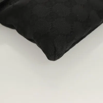 Pre-owned Gucci Gg Canvas Black Canvas Shoulder Bag ()
