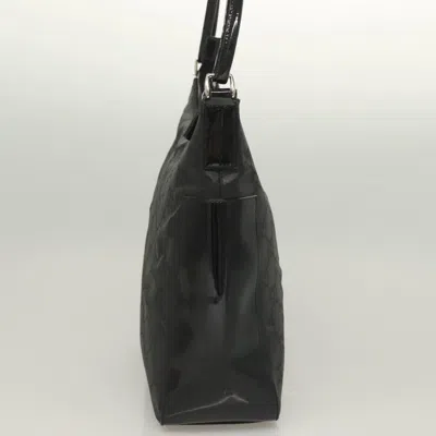 Pre-owned Gucci Gg Canvas Black Nylon Shoulder Bag ()