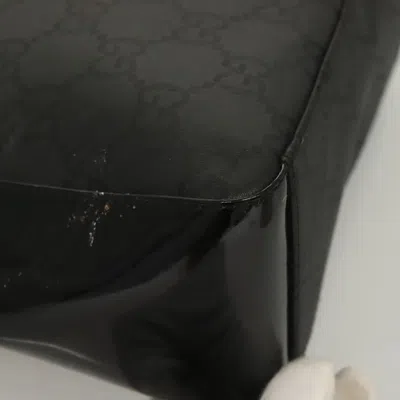 Pre-owned Gucci Gg Canvas Black Nylon Shoulder Bag ()