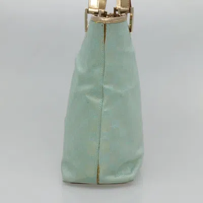 Pre-owned Gucci Gg Canvas Blue Canvas Tote Bag ()
