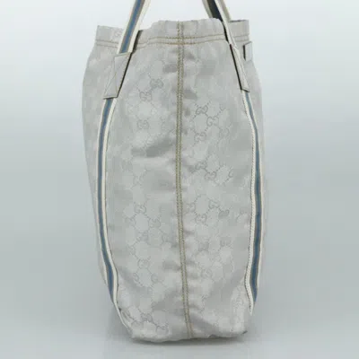 Pre-owned Gucci Gg Canvas Grey Canvas Tote Bag ()