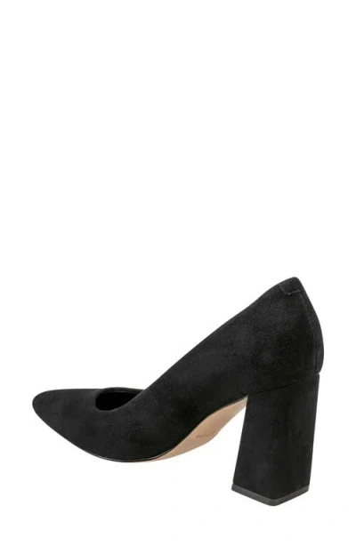 Marc Fisher Ltd Yalina Pointed Toe Block Heel Pump In Black