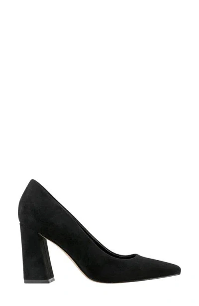 Marc Fisher Ltd Yalina Pointed Toe Block Heel Pump In Black