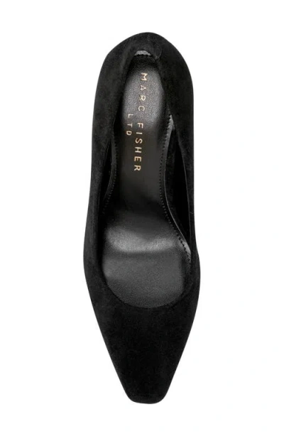 Marc Fisher Ltd Yalina Pointed Toe Block Heel Pump In Black