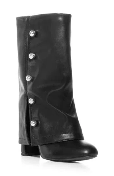 Azalea Wang Shenzi Studded Boot In Black