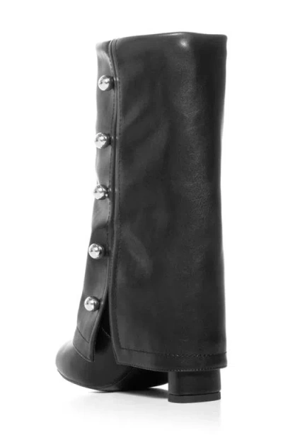 Azalea Wang Shenzi Studded Boot In Black