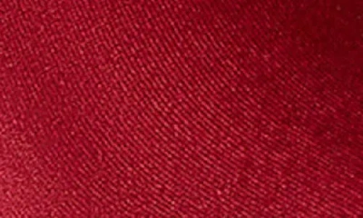 Azalea Wang Lochlan Metallic Pointed Toe Bootie In Burgundy