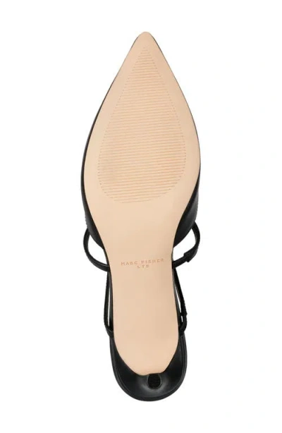 Marc Fisher Ltd Kodie Kitten Heel Pointed Toe Mule In Black