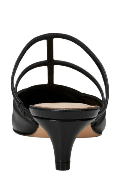 Marc Fisher Ltd Kodie Kitten Heel Pointed Toe Mule In Black