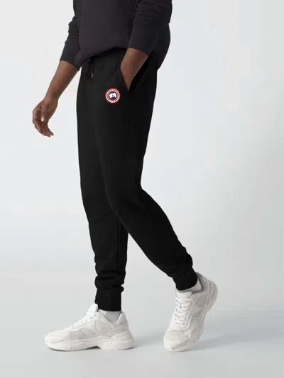 Canada Goose Joggers Elastic Waistband Side Pockets In Black